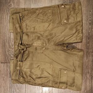 ❤️ WHITE HOUSE BLACK MARKET HIGH RISE STRAIGHT ANKLE CARGO PANTS, 14L (32 LONG)